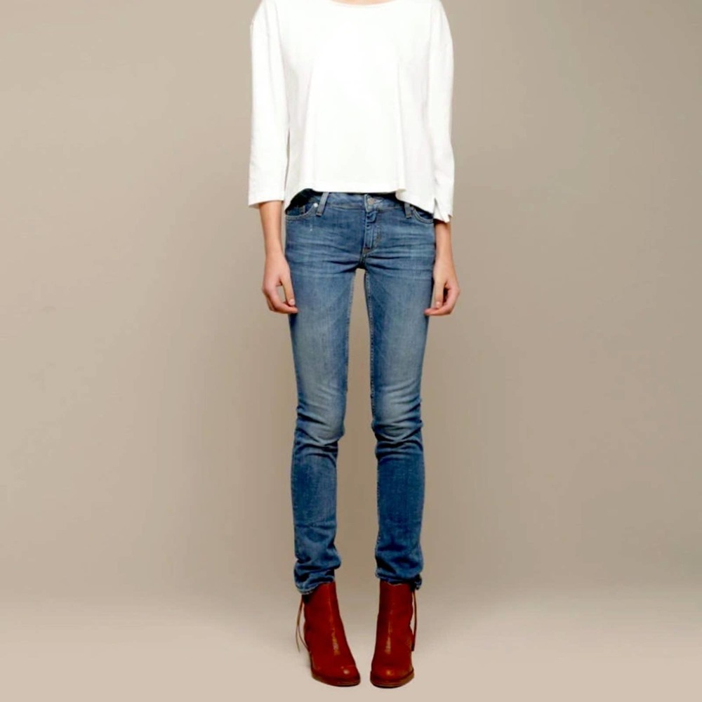 NWT Acne Studios Flex Sequel Mid-rise Skinny Jeans